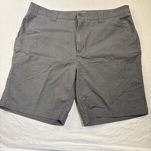 Ocean Coast  Shorts Mens40 RipStop Flex GRAY Blue 9" Inseam